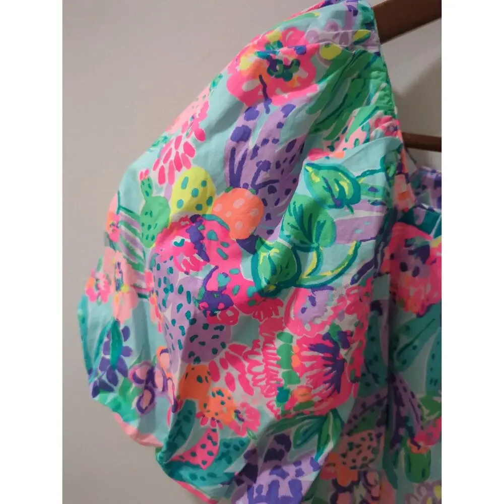 Lilly Pulitzer Lettie Puff Sleeve Top NWT